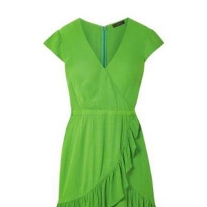 J.Crew Fawn faux wrap ruffled mini dress NWT